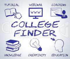 College Finder Means Search Out And Educate