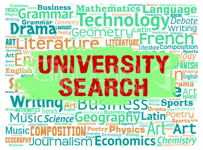 University Search Shows Educational Establishment And College