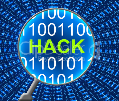Hack Online Shows Web Site And Communication