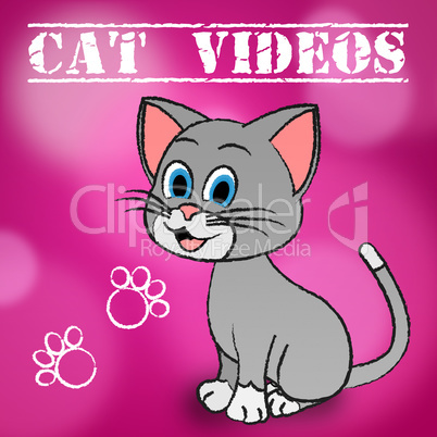 Cat Videos Represents Audio Visual And Cats