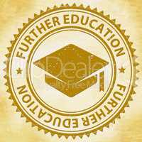 Further Education Shows Tutoring Stamps And Learning