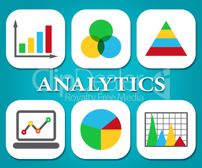 Analytics Charts Represents Business Graph And Statistics