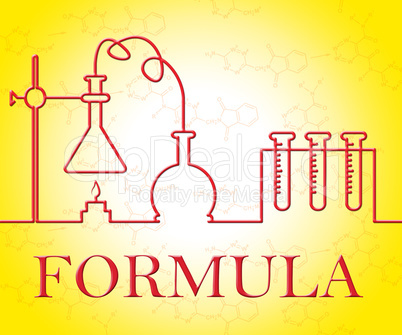 Chemical Formula Indicates Chemicals Experiments And Mixture