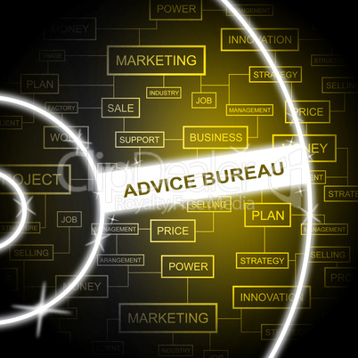 Advice Bureau Represents Answers Agency And Faq