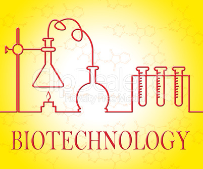 Biotechnology Research Shows Scientist Equipment And Microbiolog