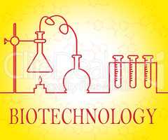 Biotechnology Research Shows Scientist Equipment And Microbiolog