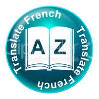 Translate French Shows Learning Educating And Studying