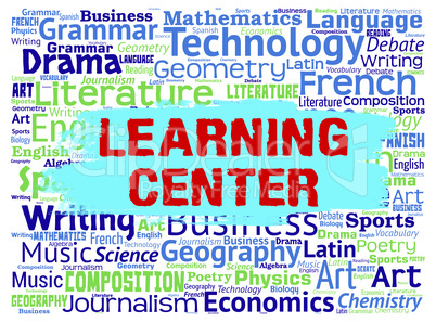 Learning Center Means Study Words And Education
