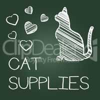 Cat Supplies Indicates Pet Feline And Goods