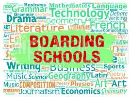Boarding Schools Represents Studying Learning And Boarder
