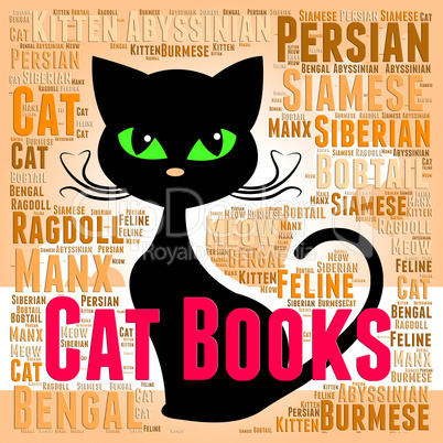 Cat Books Shows Kitten Knowledge And Feline