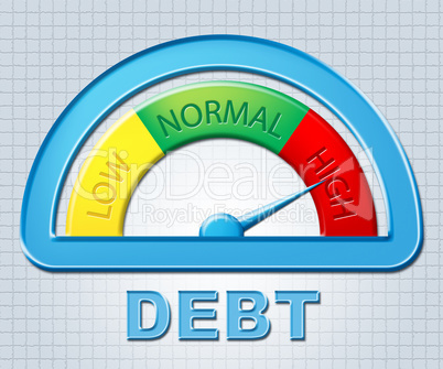 High Debt Means Financial Obligation And Bankrupt