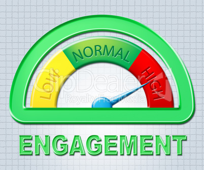 High Engagement Indicates Dial Concentrating And Immersed