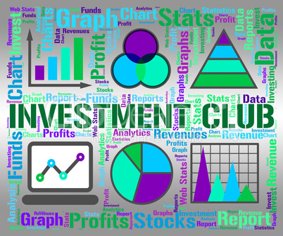 Investment Club Indicates Growth Join And Savings