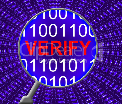 Verify Security Represents Genuine Computer And Encryption