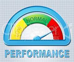 High Performance Shows Achievement Growth And Review