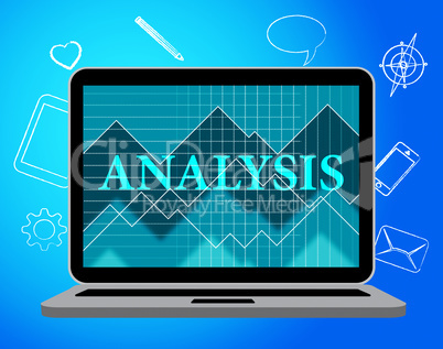 Analysis Online Represents Web Site And Data