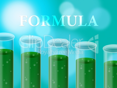 Formula Experiment Represents Formulas Studies And Test