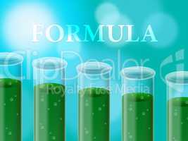 Formula Experiment Represents Formulas Studies And Test