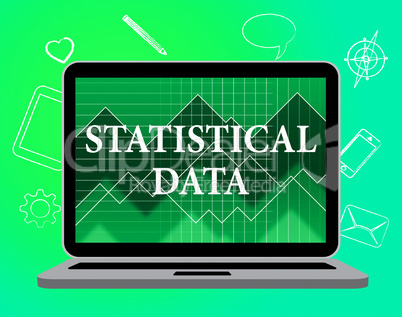 Statistical Data Shows Web Site And Analyse