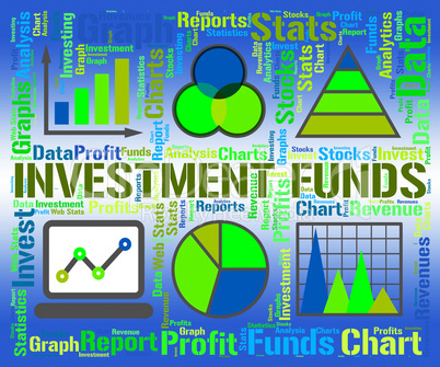 Investment Funds Indicates Business Graph And Chart