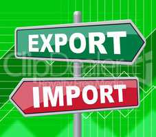 Export Import Means Sell Abroad And Board
