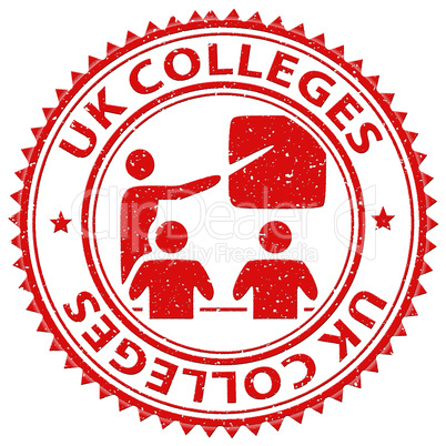 Uk Colleges Shows United Kingdom And Britain