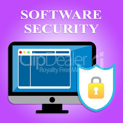 Software Security Indicates Web Site And Application