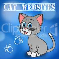 Cat Websites Represents Cats Online And Feline