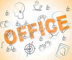 Business Office Shows Commerce Corporate And Company