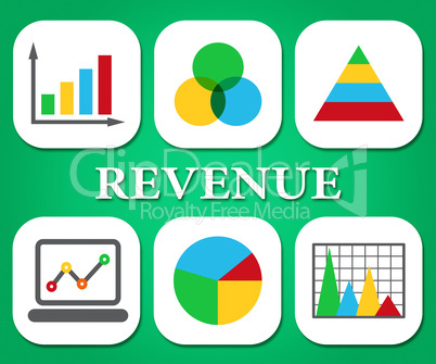 Revenue Charts Represents Business Graph And Graphic
