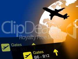 World Flight Means Worldly Globalization And Flights