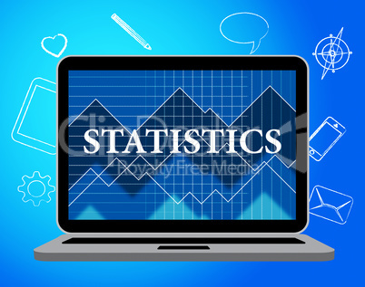 Statistics Online Represents Web Site And Analysing