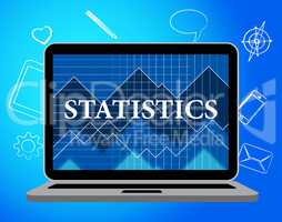 Statistics Online Represents Web Site And Analysing