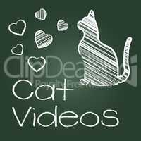 Cat Videos Represents Audio Visual And Cats