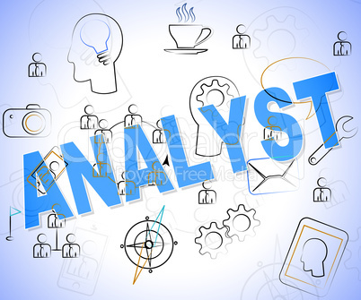 Analyst Word Means Data Analytics And Analyse