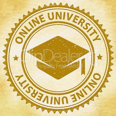 Online University Shows Web Site And Educate