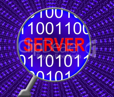 Network Server Indicates Internet Online And Pc