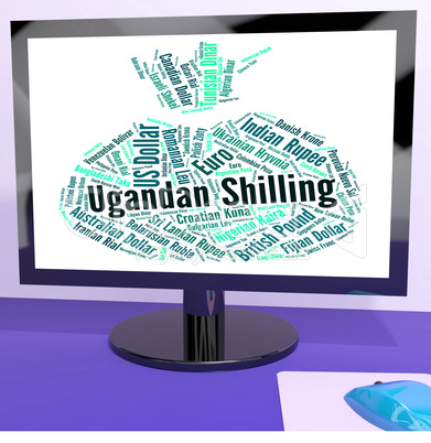 Ugandan Shilling Represents Foreign Currency And Coin