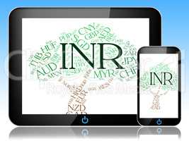 Inr Currency Means Worldwide Trading And Exchange