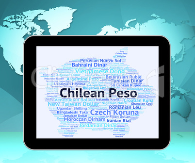Chilean Peso Represents Foreign Currency And Banknote