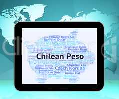 Chilean Peso Represents Foreign Currency And Banknote