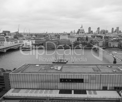 Aerial view of London