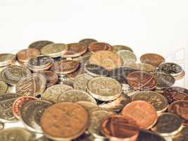 Vintage Pound coins