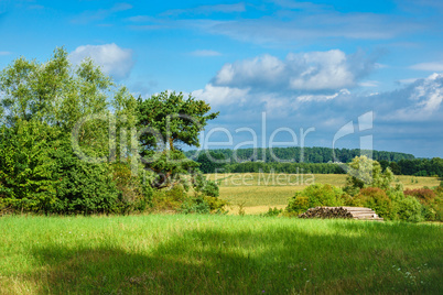 Landschaft an der Mecklenburger Seenplatte