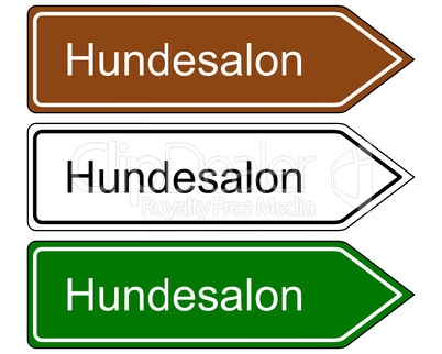 Schild Hundesalon