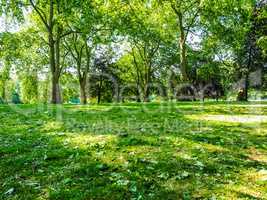 St James Park in London HDR