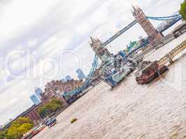 River Thames in London HDR