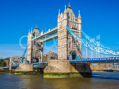 Tower Bridge in London HDR