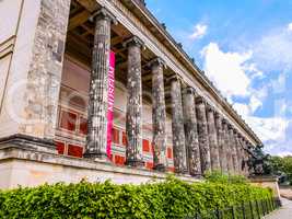 Altesmuseum meaning Museum of Antiquities in Berlin HDR